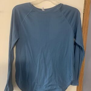 Under Armour Women's Breathe Open Back Studio Long Sleeve Shirt robins blue